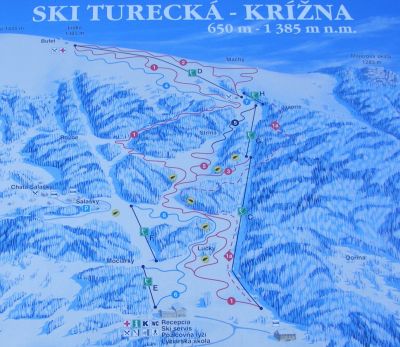 Lyžiarske stredisko Ski Turecká - Krížna