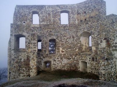 Castle Dobrá Niva in village Podzamcok