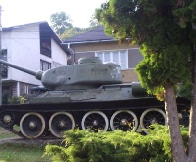 Tank z druhej svetovej vojny v Klenovci