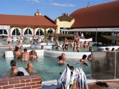 Thermal swimming pool in Velky Meder